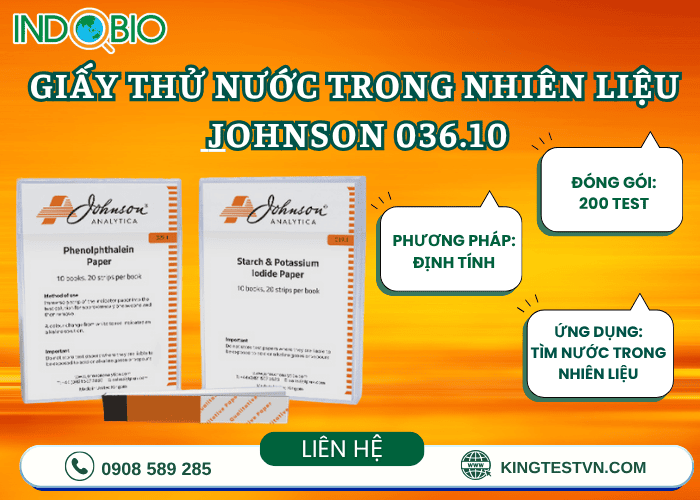 Vì sao nên chọn giấy thử nước trong nhiên liệu Johnson 036.10 ?